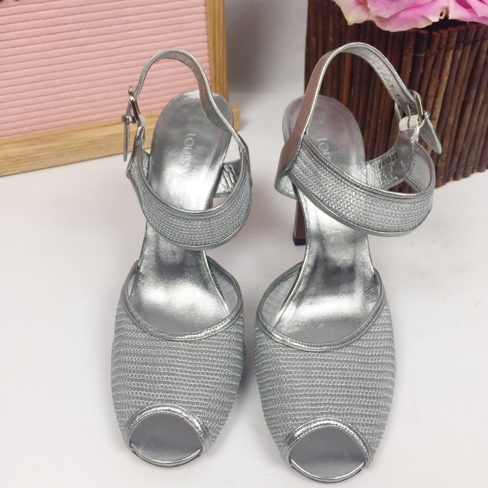 Vintage Louis Vuitton Silver Heels (Sz: 39.5) - Picture 2 of 8